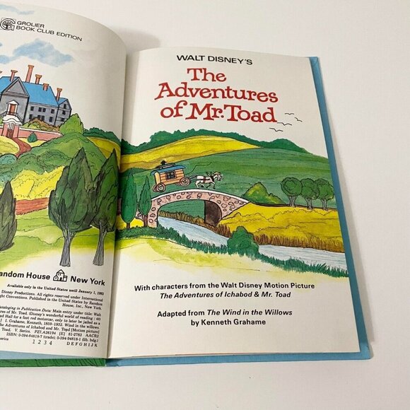 Vintage 1981 Walt Disneys The Adventures Of Mr Toad Random House - Picture 12 of 16